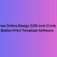 Free Online Design 225 Inch Circle Button Print Template Software