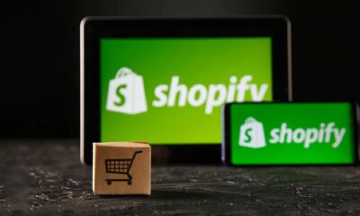 A tablet & phone with Shopify store partner logo