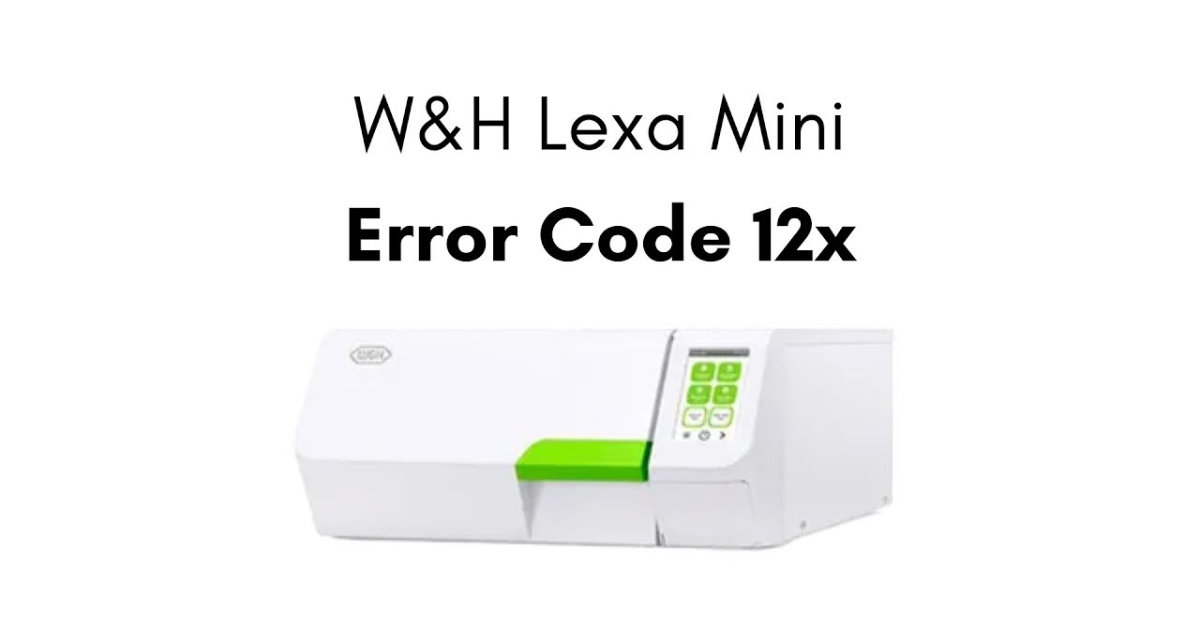 lexa 500 autoclave error codes